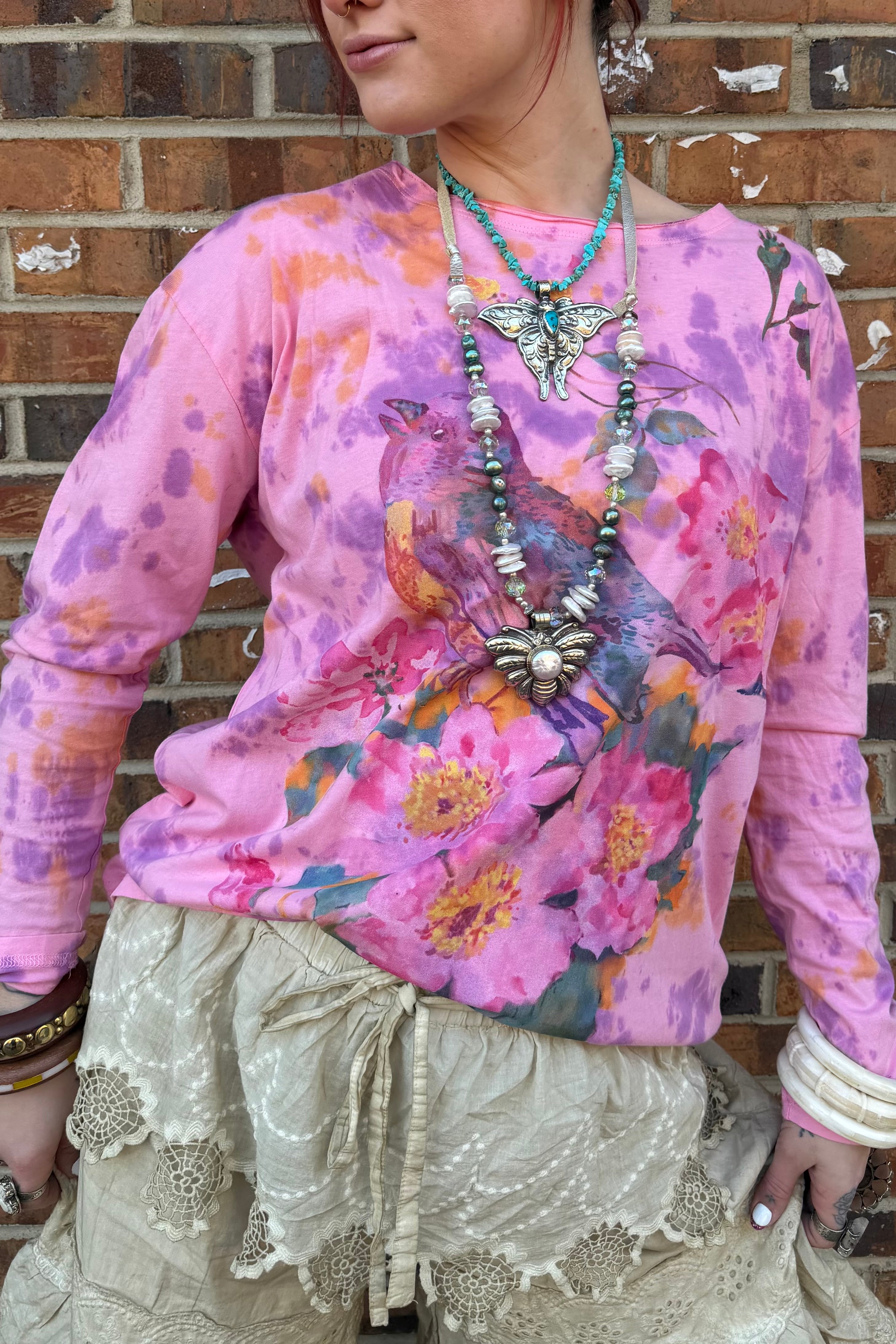 Pretty Bird Long Sleeve Top