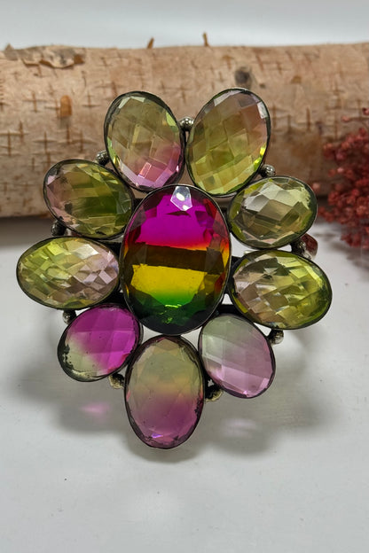 Flower Power 3 Line Cuff Style 4