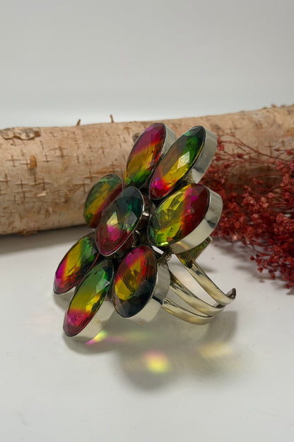 Flower Power 3 Line Cuff Style 7
