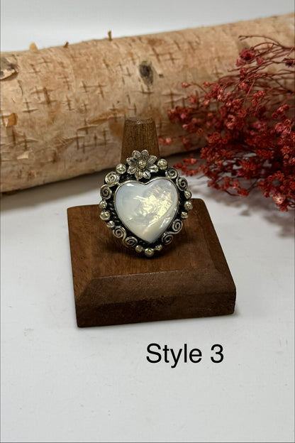 Pearl Hearts in Shell