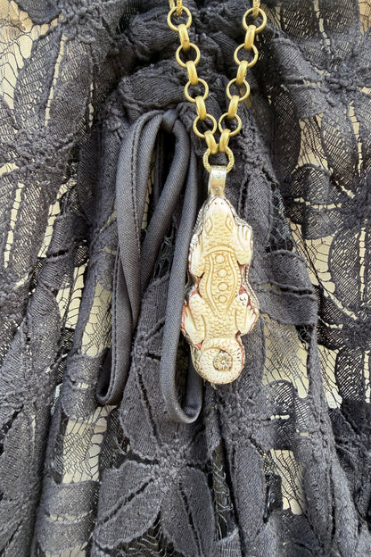 Leaping Lizards Necklace