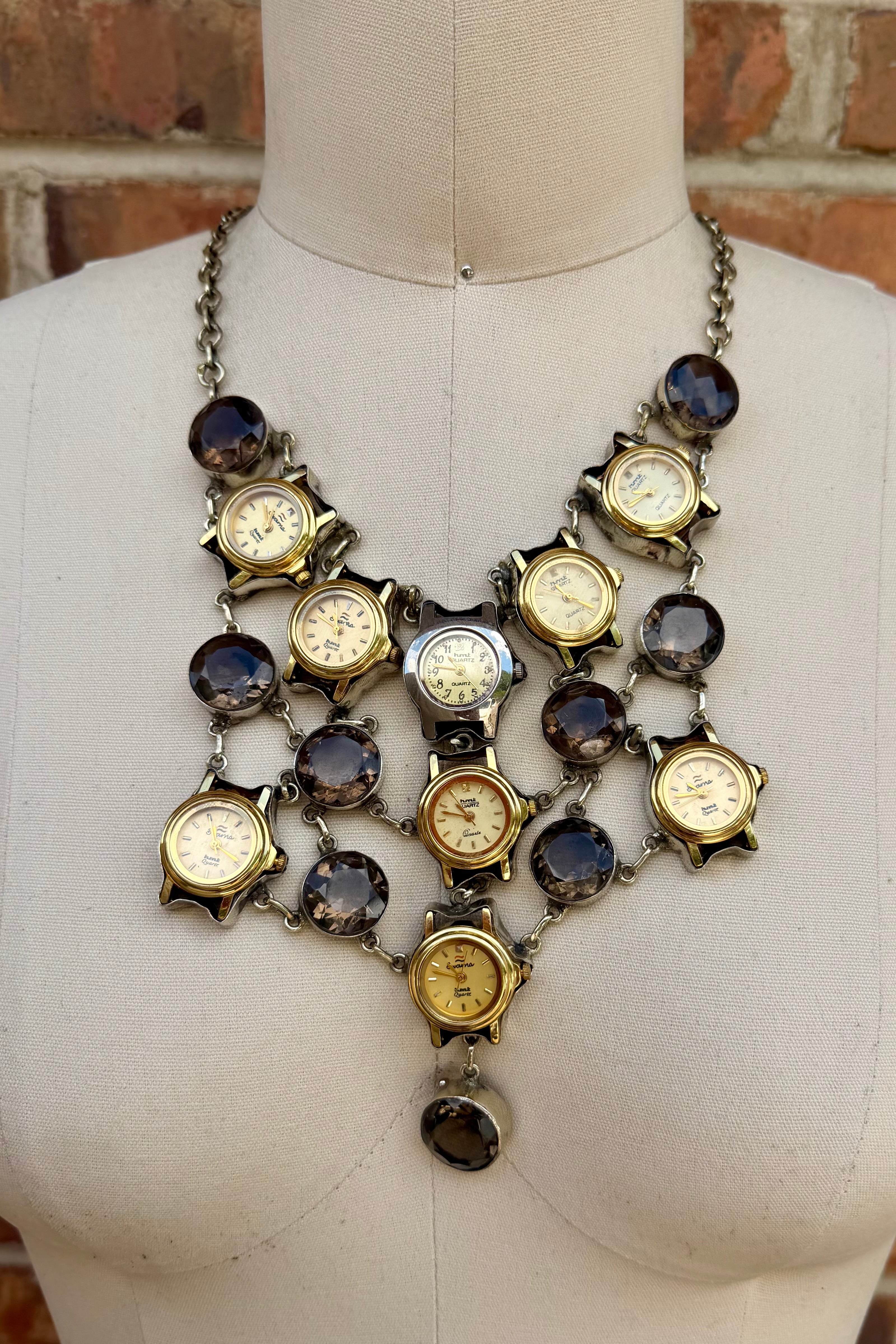 Click Clack  - Watch Clock Necklace