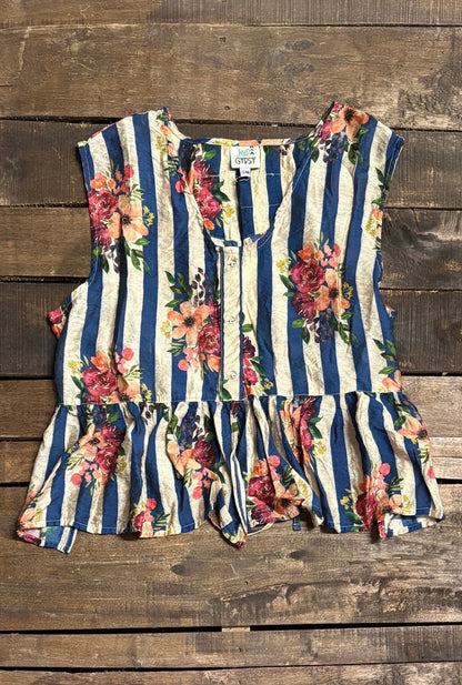 Starlight Drift Tank - Royal Stripe