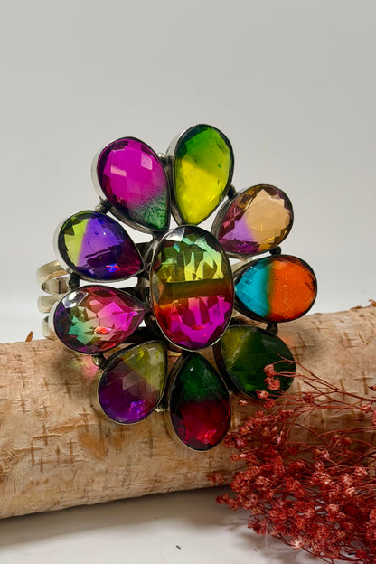 Flower Power 3 Line Cuff Style 11