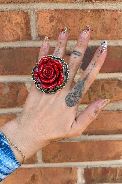 Roses for you Ring in Red