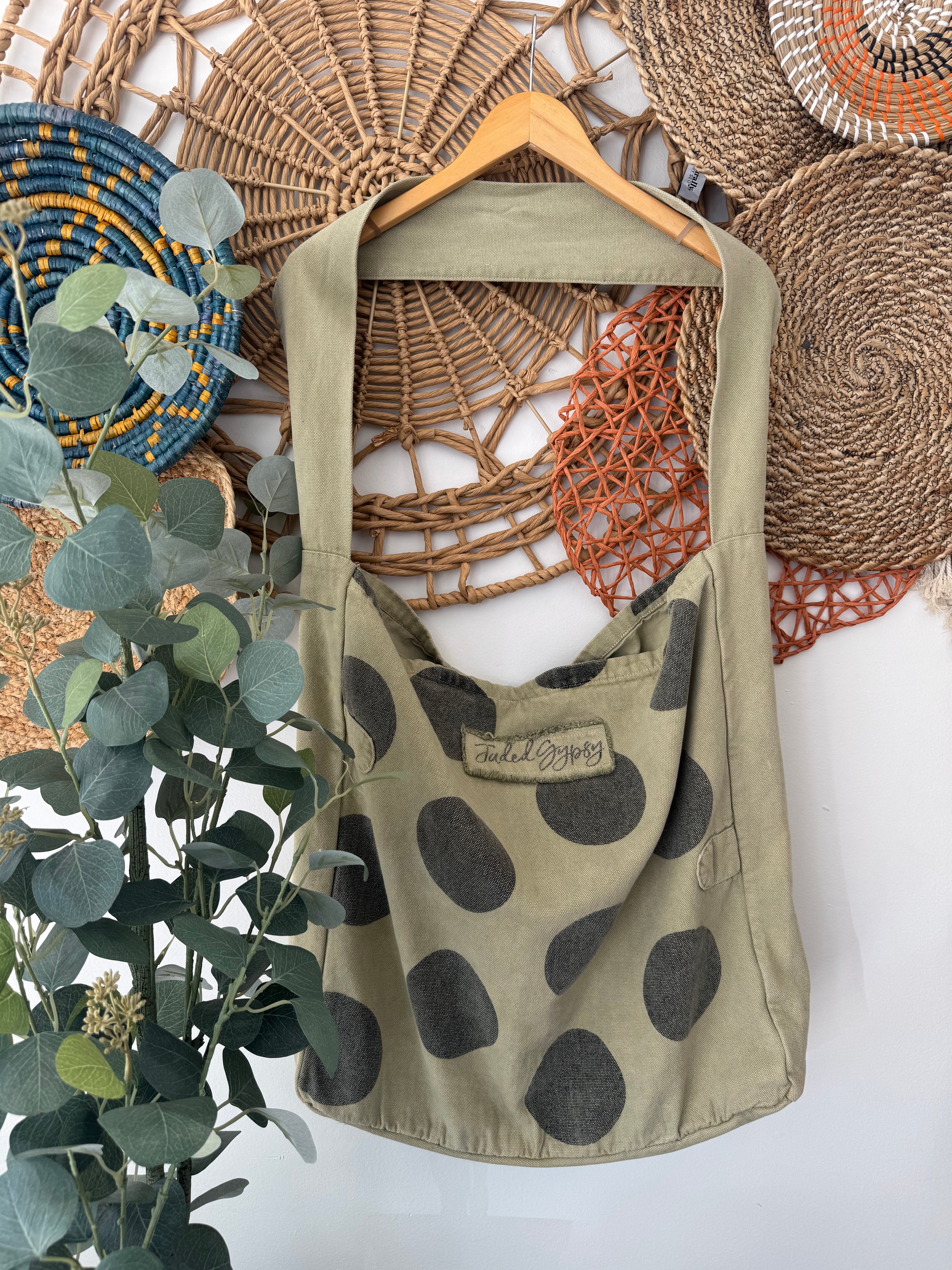 Market Tote in Dots & Dots