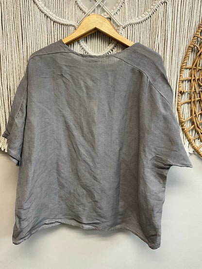 Dolma Grey Top