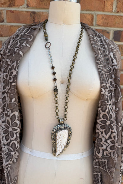 OOAK Horsing Around Necklace