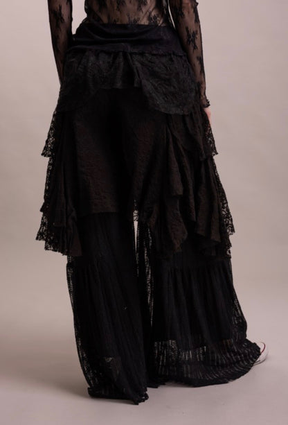Preorder - The Victorian Cascading Lace Ruffle Pant