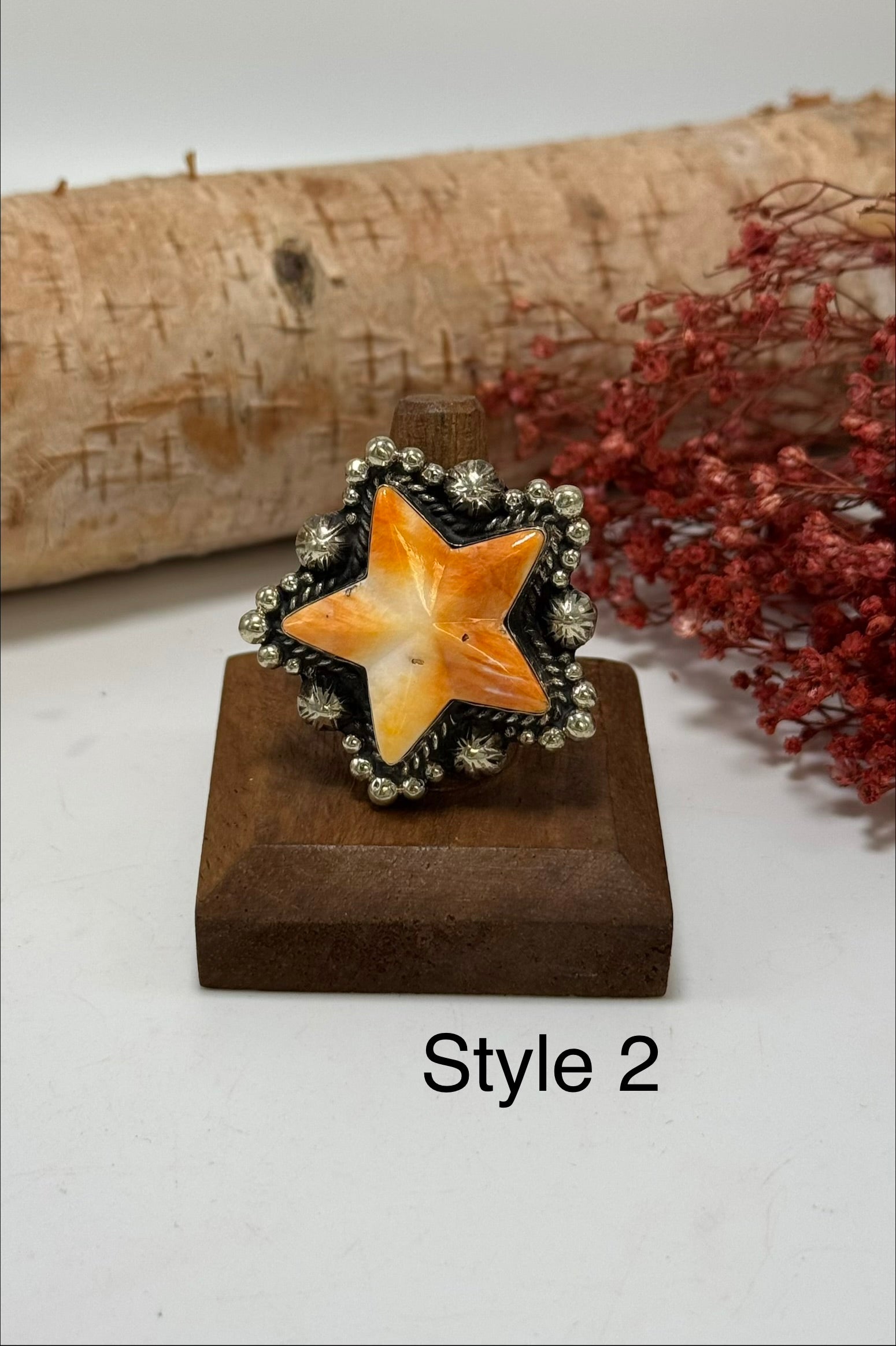 Orange star Ring