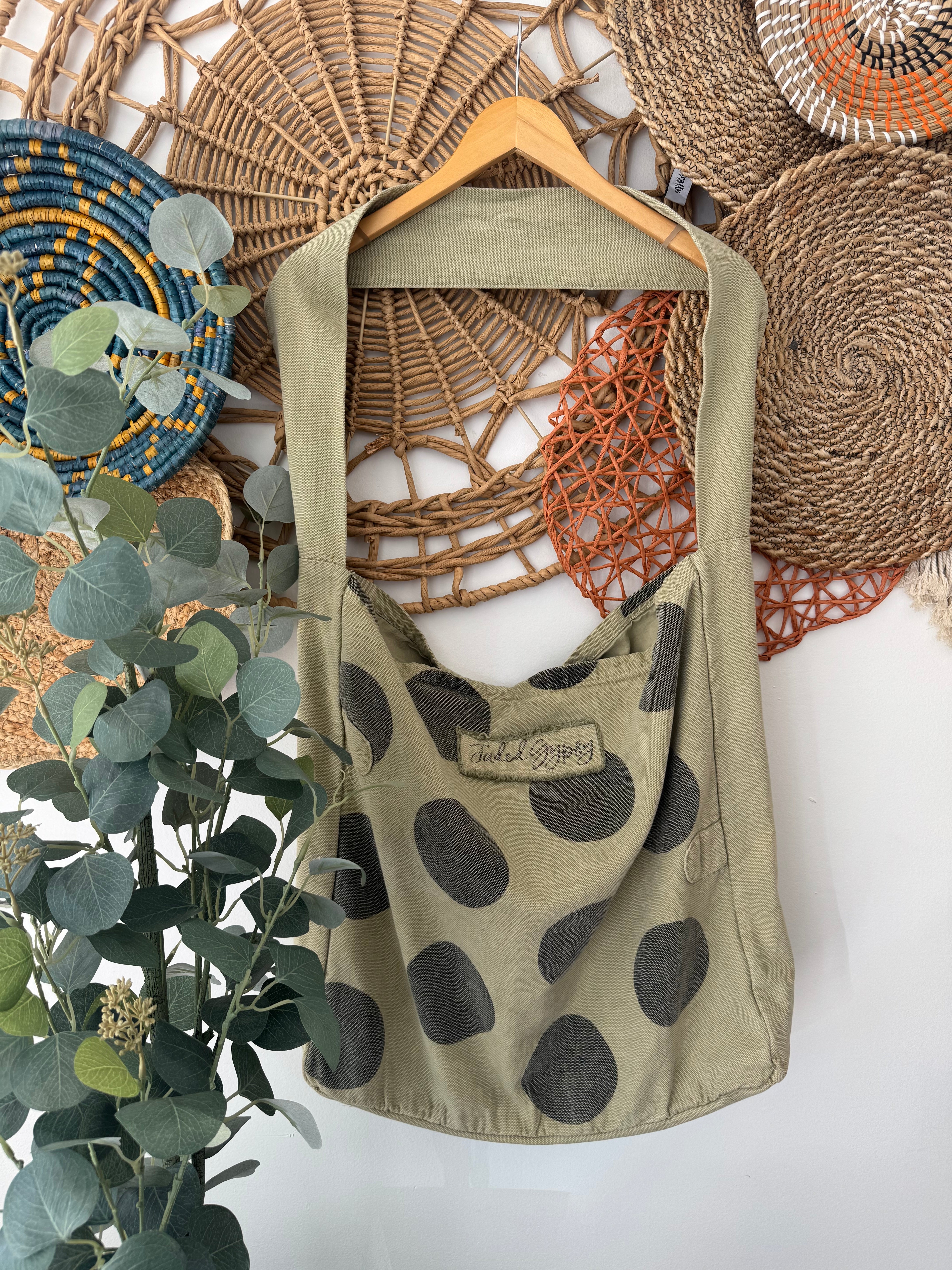 Market Tote in Dots & Dots