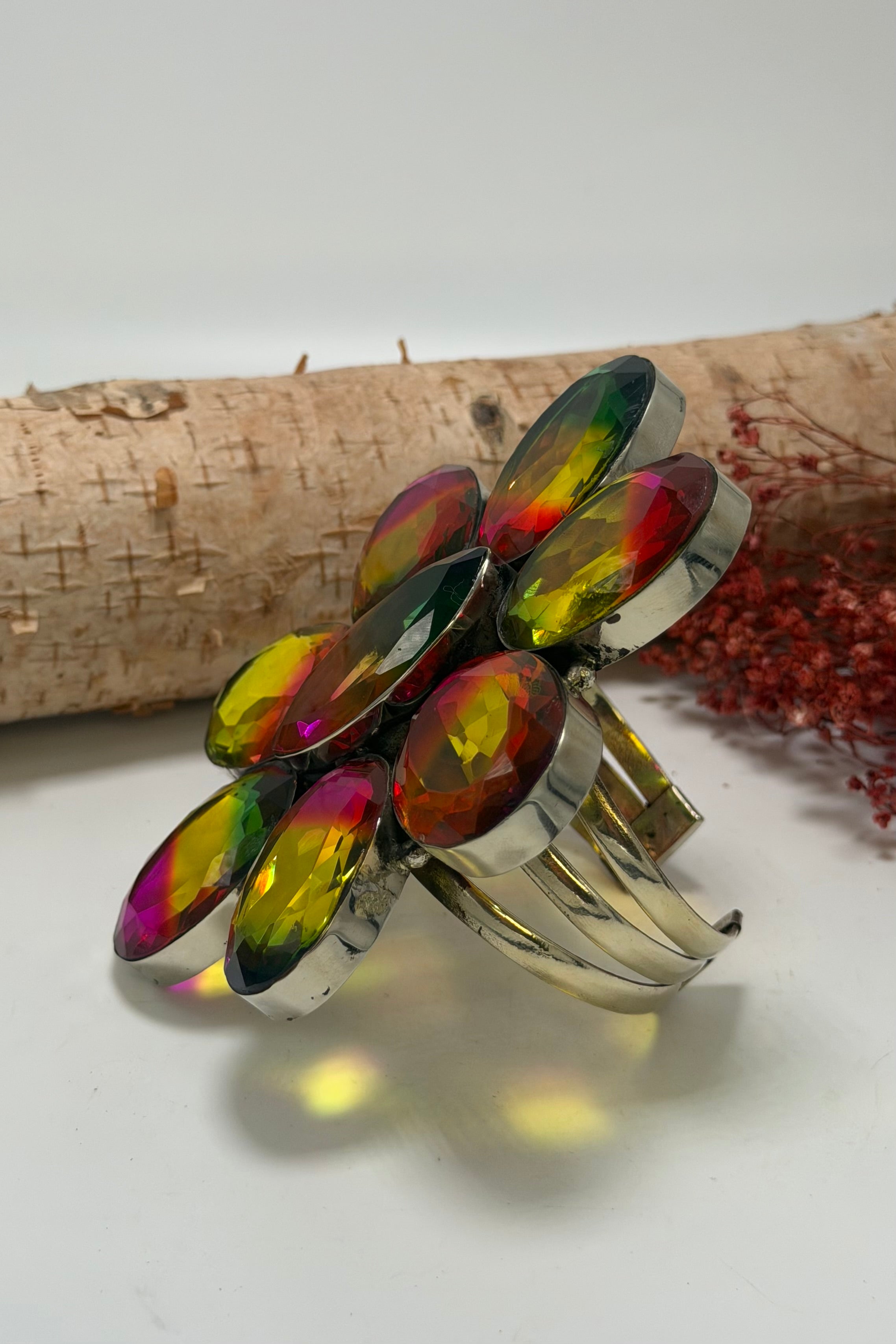 Flower Power 3 Line Cuff Style 9