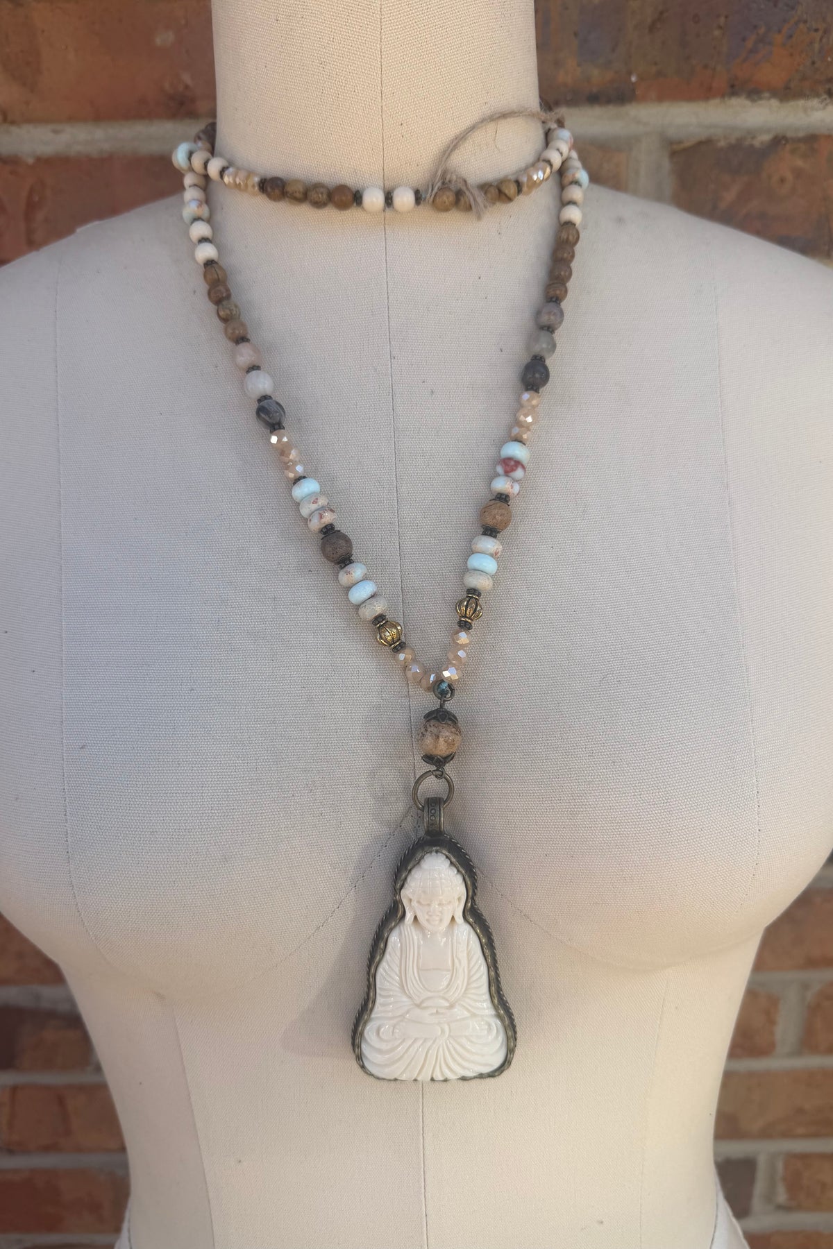 Inner Peace Statement Necklace
