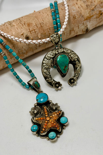 Fancy Starfish Necklace