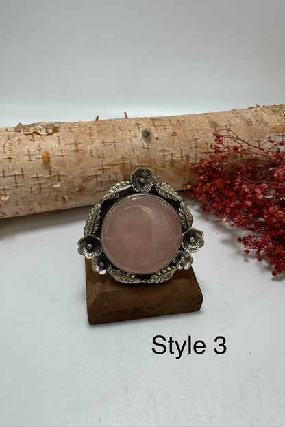 Pink Quartz Ring