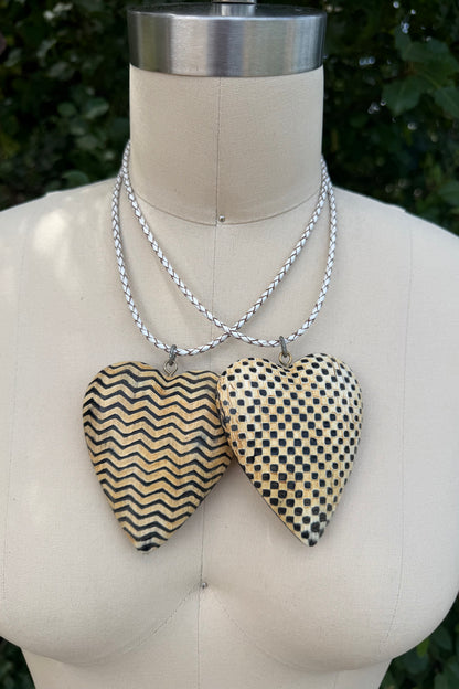 The Patterned Heart Choker