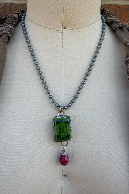 Sassy Mahjong Tile Necklace Style 2