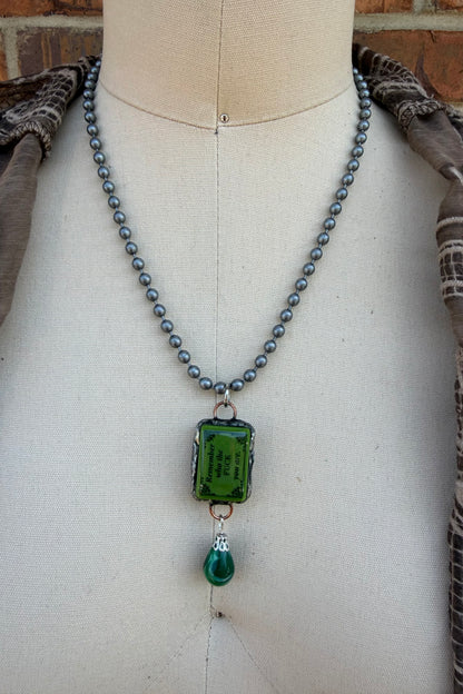 Sassy Mahjong Tile Necklace Style 7