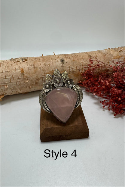 Pink Quartz Ring