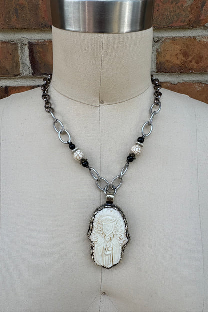 Give me a Hand Necklace - Hamsa