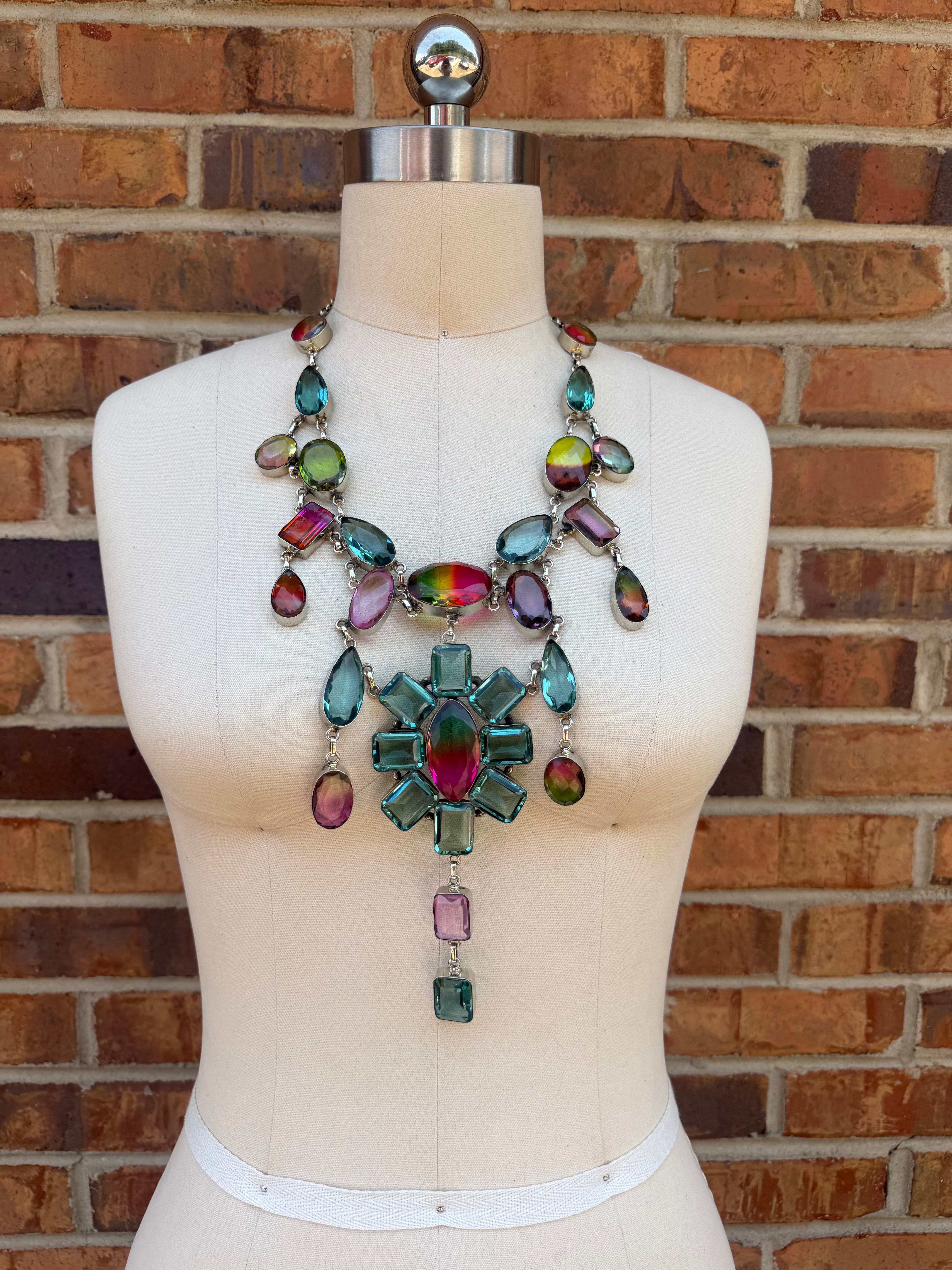 Rainbow Bliss Stunner Necklace