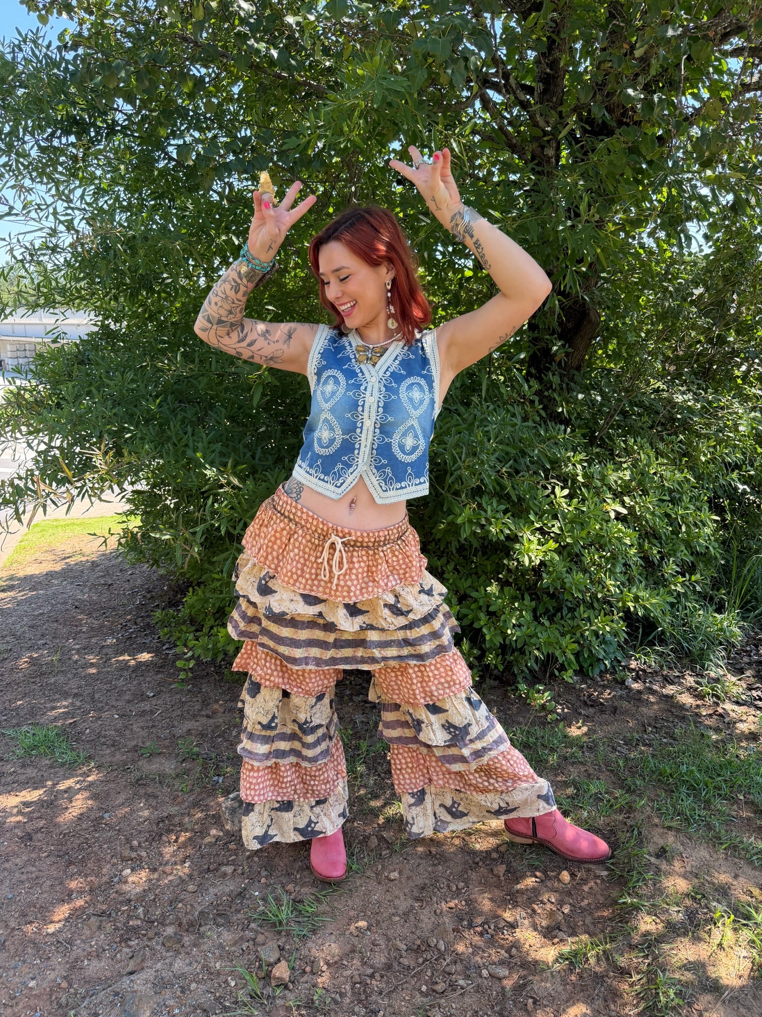 Ruffle Fly Away Pant