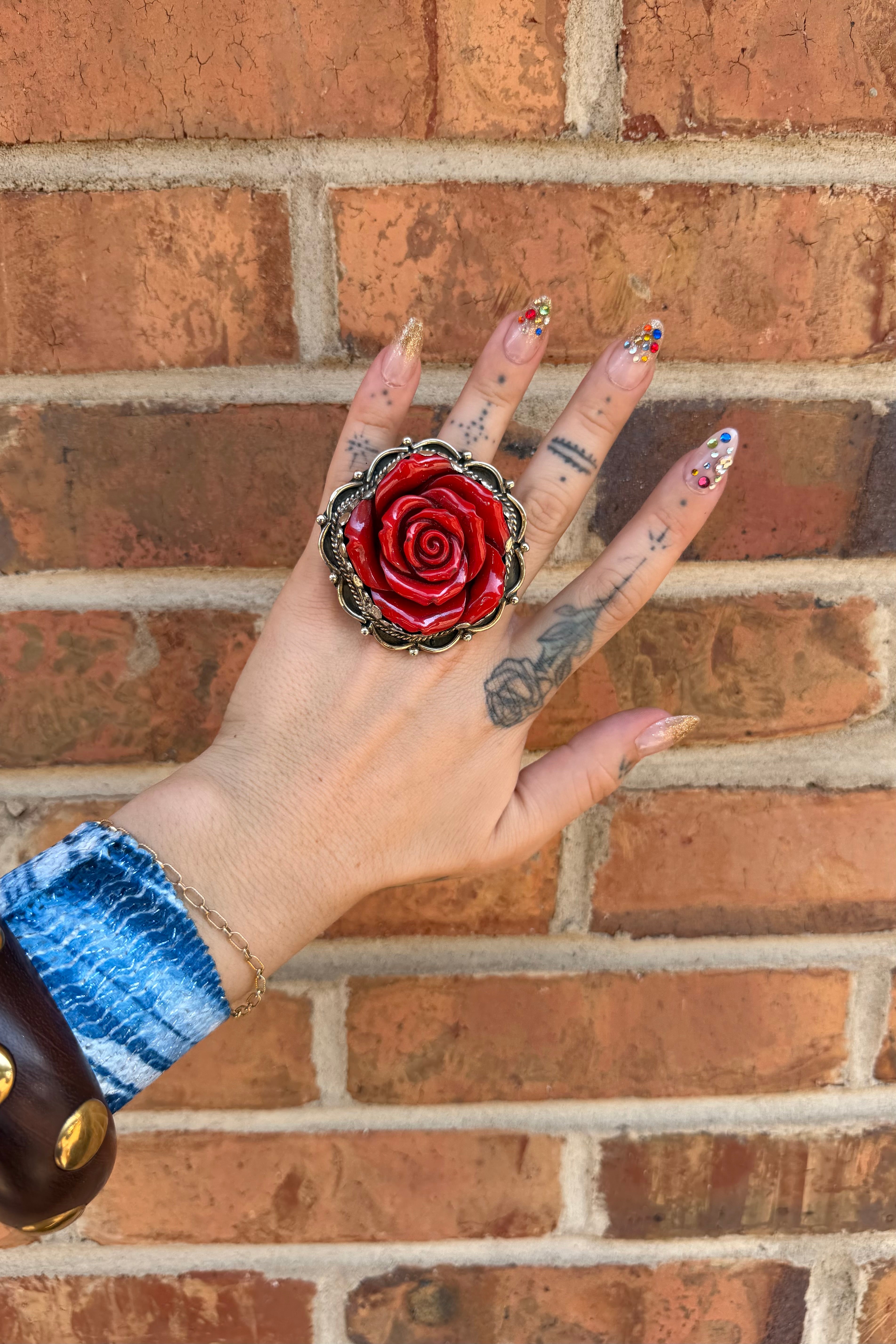 Roses for you Ring in Red