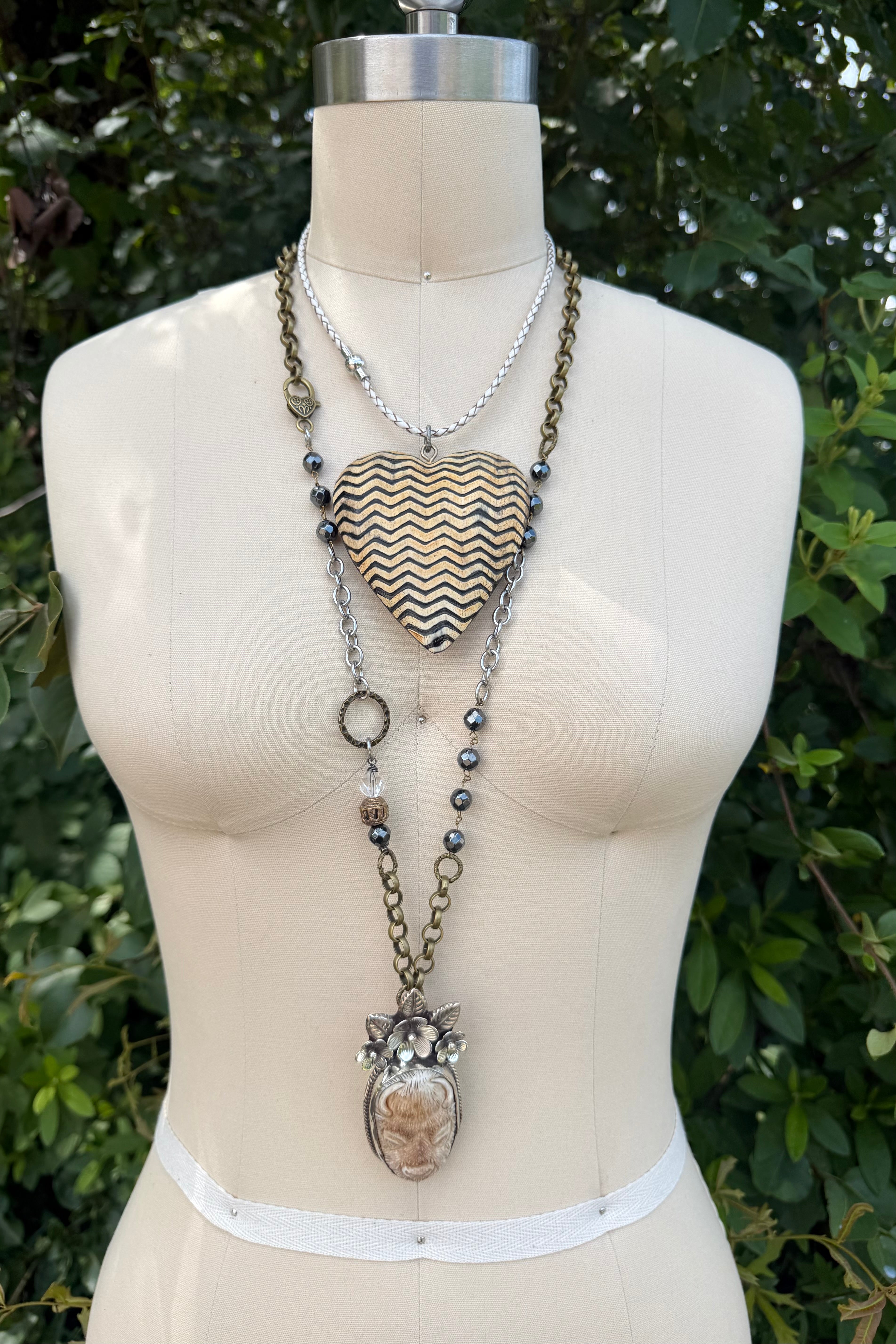 Wild Buffalo Statement Handmade Necklace
