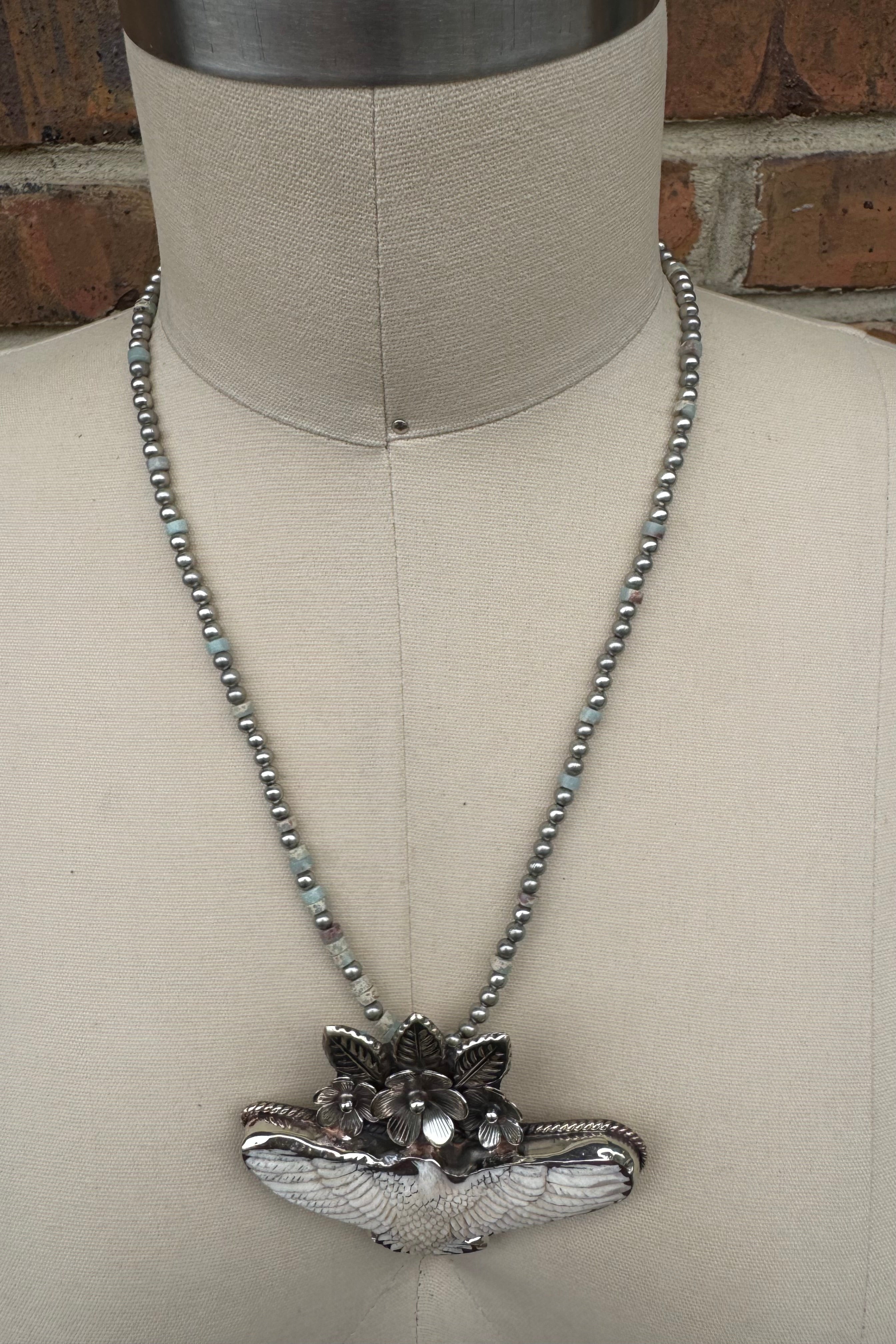 Asymmetrical Hawk Necklace 1