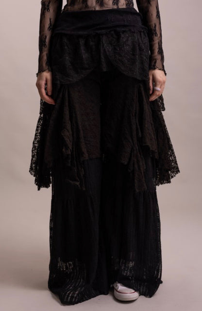 Preorder - The Victorian Cascading Lace Ruffle Pant