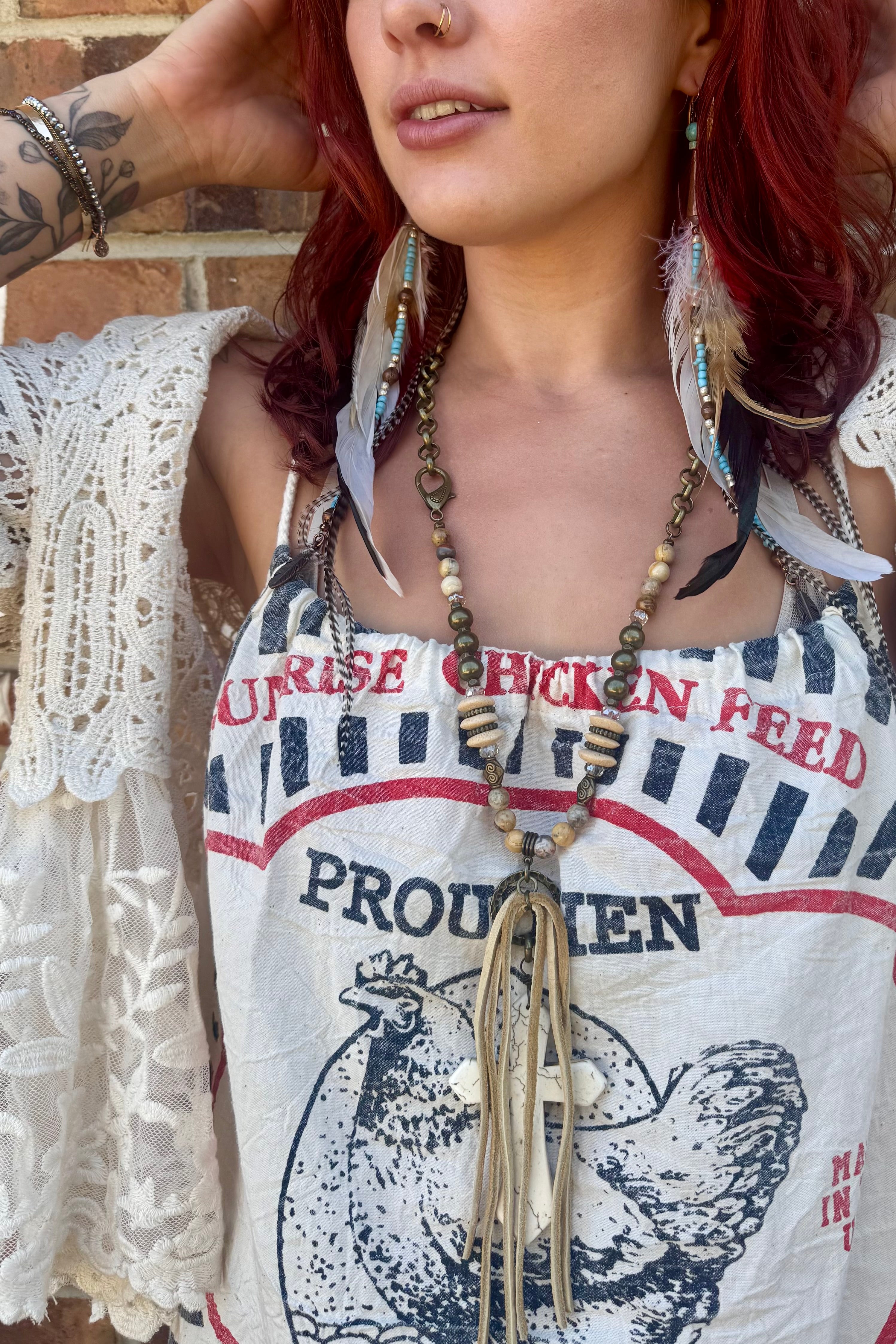 Chicken on the Run Printed Tank Top