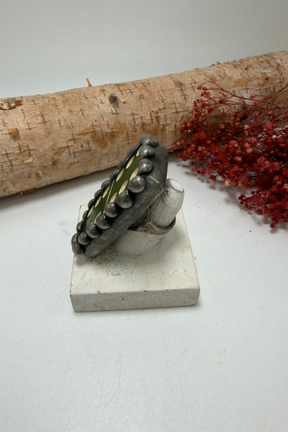 Green Domino Ring