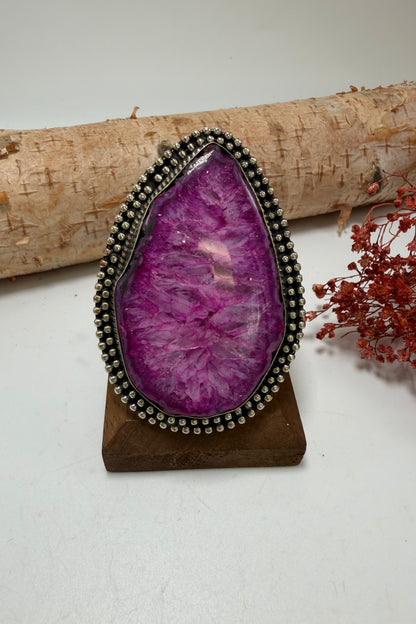 Crackled Purple Ring