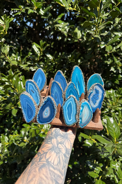 Fantasy Geode Slab Rings