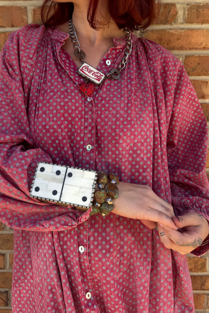 Big Vintage Domino Cuff