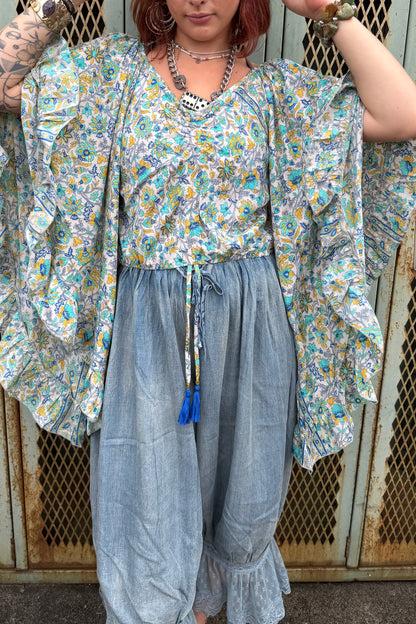 Butterfly Center Cinched Top Combo F