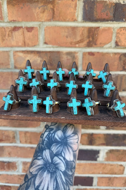 Baby Turquoise Cross