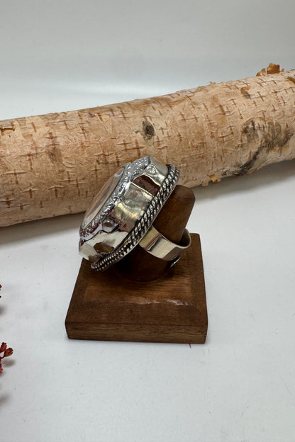 Pop of Blue Watch Ring