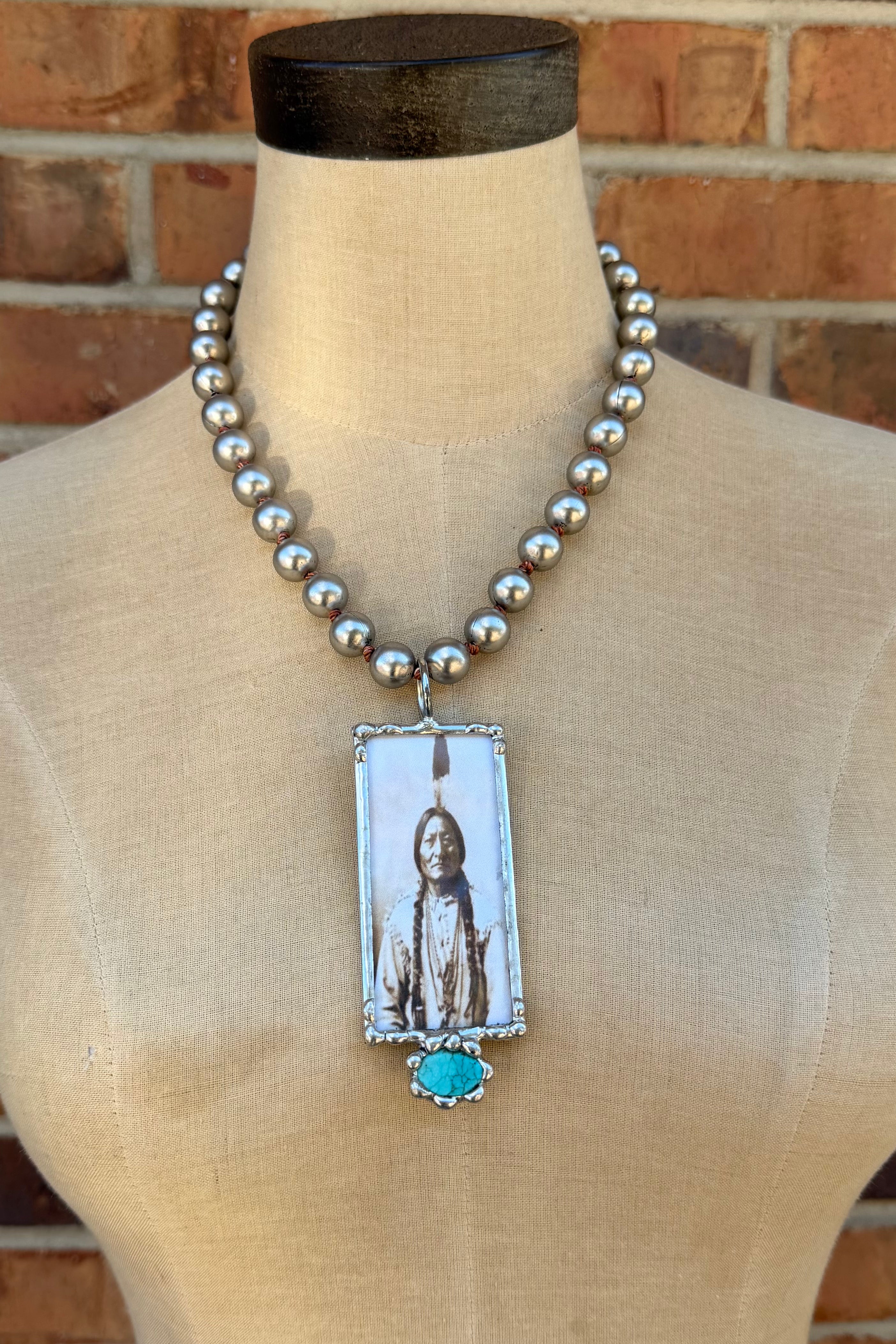 Chief Portrait Necklace