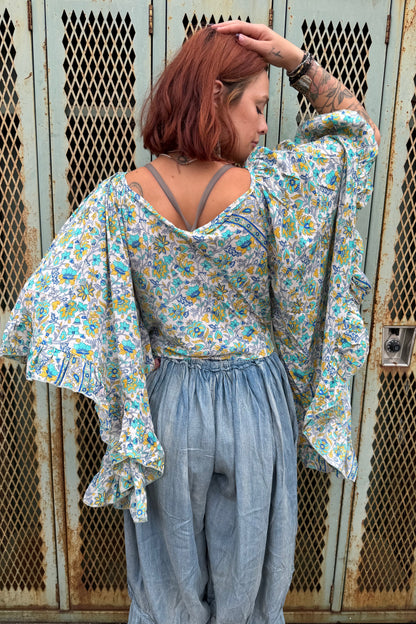 Butterfly Center Cinched Top Combo F