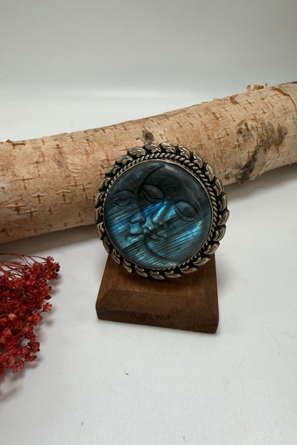 Labradorite Sun and Moon ￼