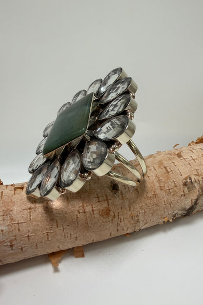 Diamond Shape Statement Cuff