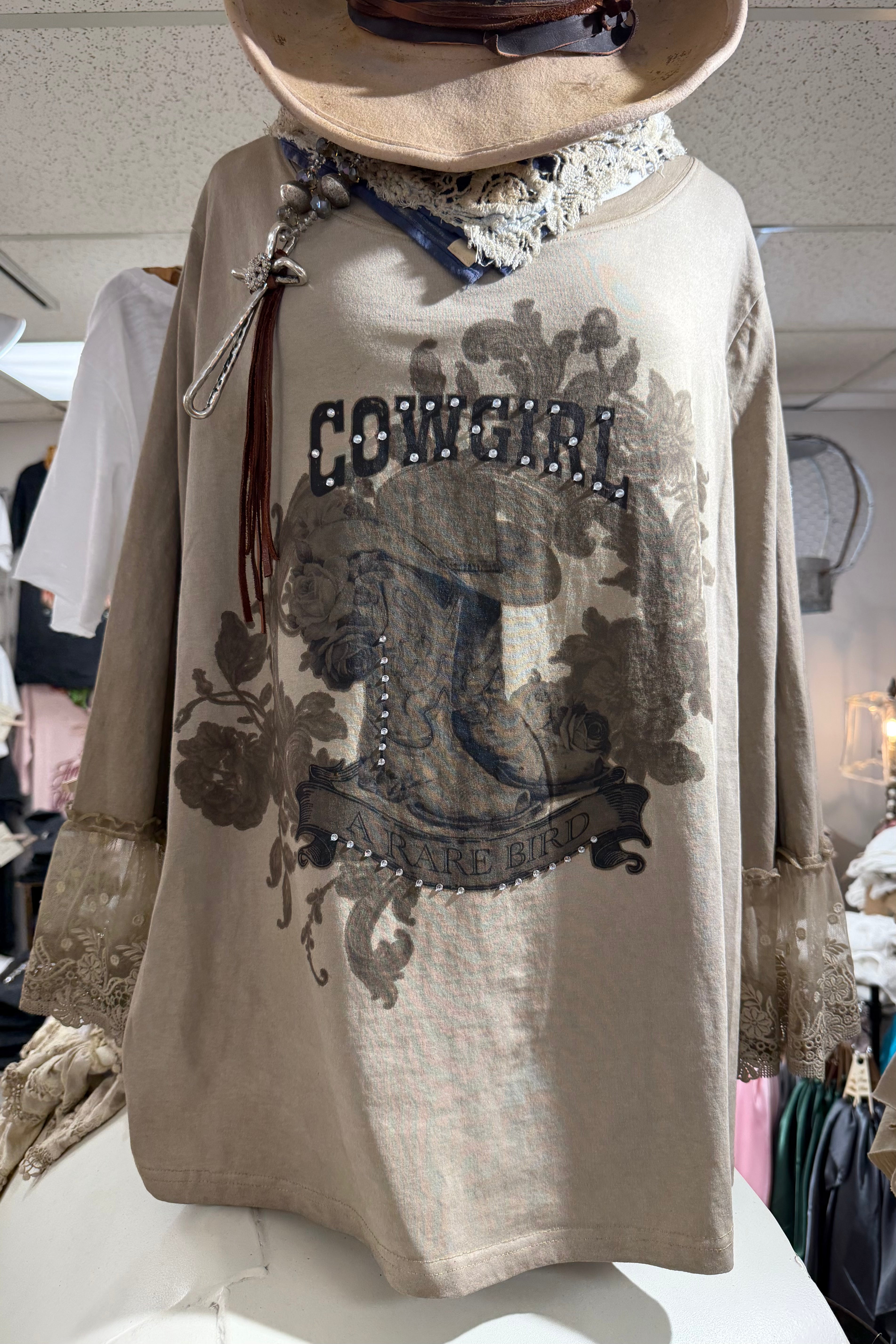 Cowgirl Oversized Top