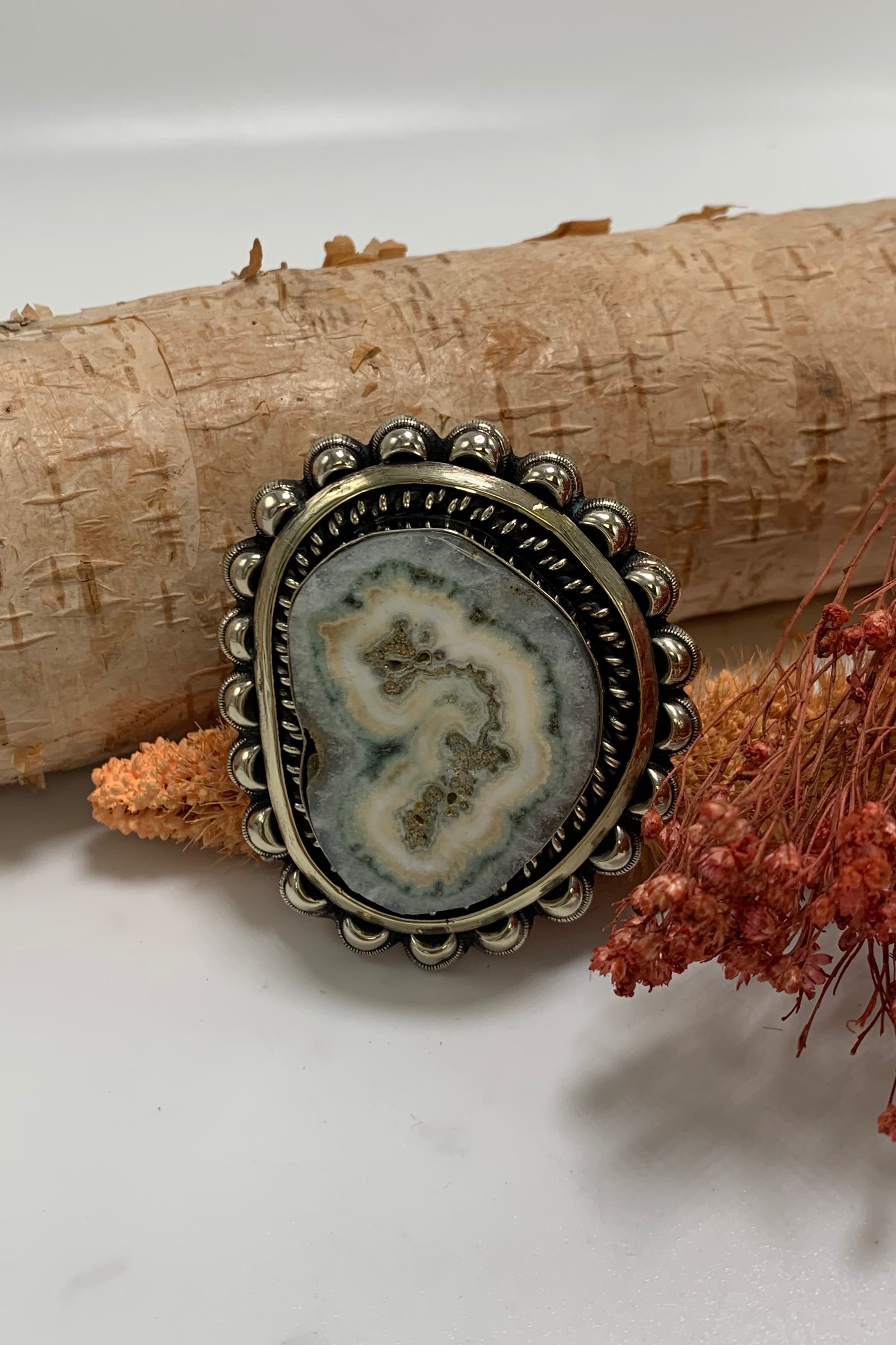 Earthbound Geode Ring