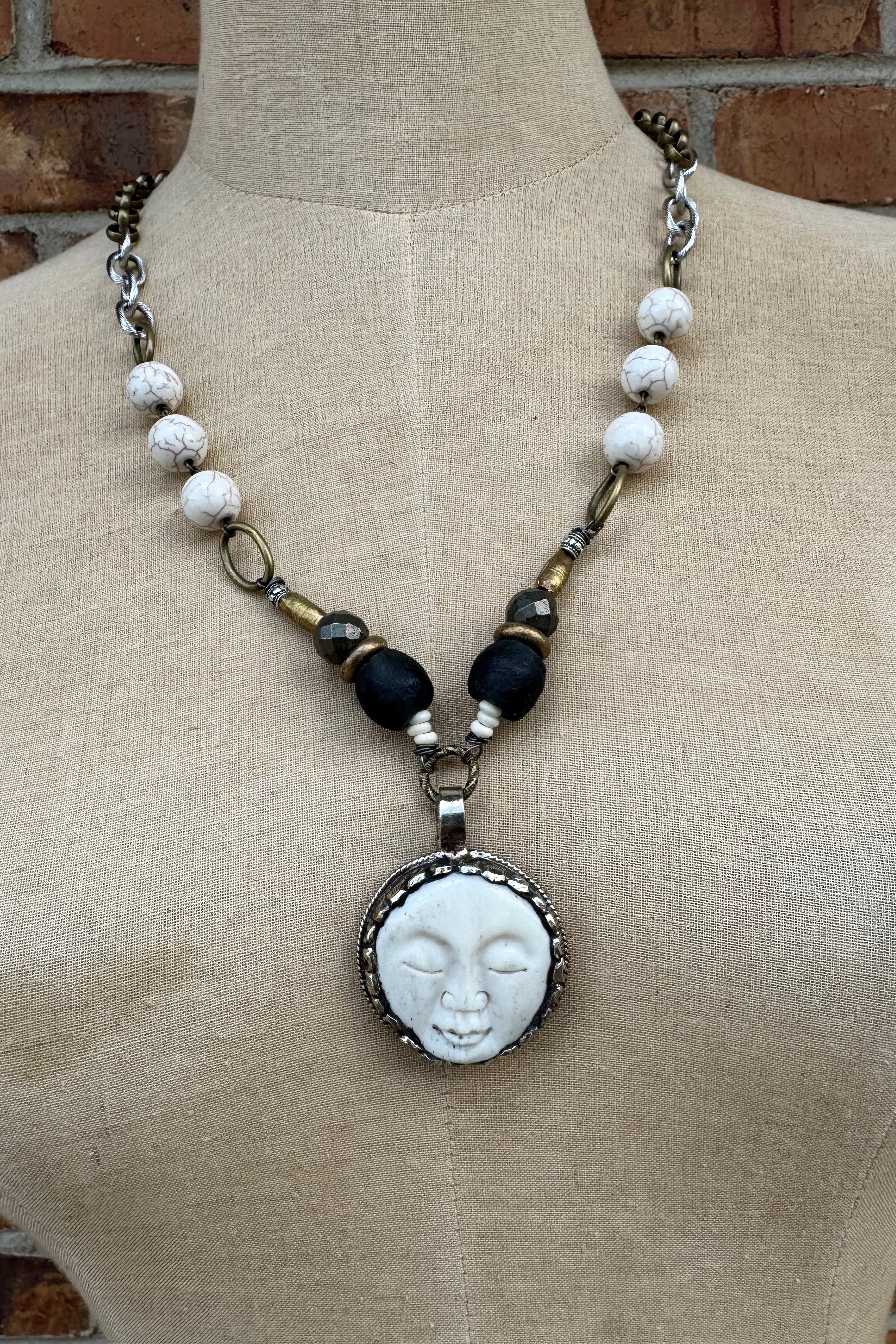 Many Faces of the Sun Handmade Necklace