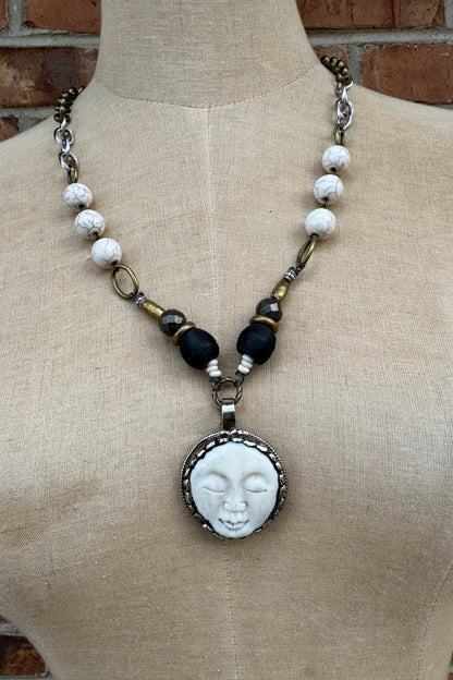 Many Faces of the Sun Handmade Necklace