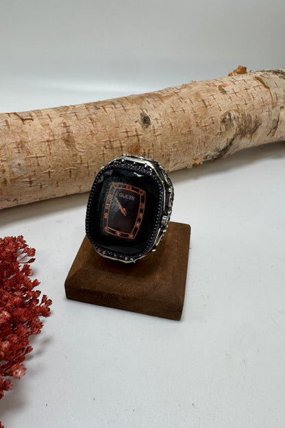 Black Abyss Watch Ring