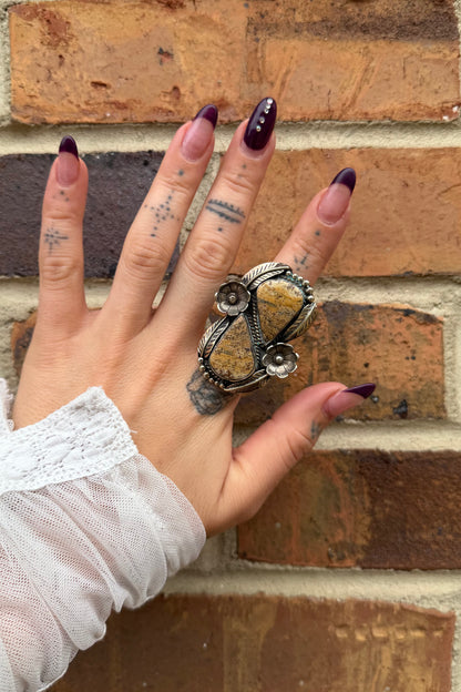 Split Tear Drop Ring