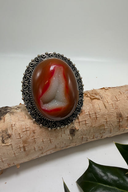 Starburst Geode Ring