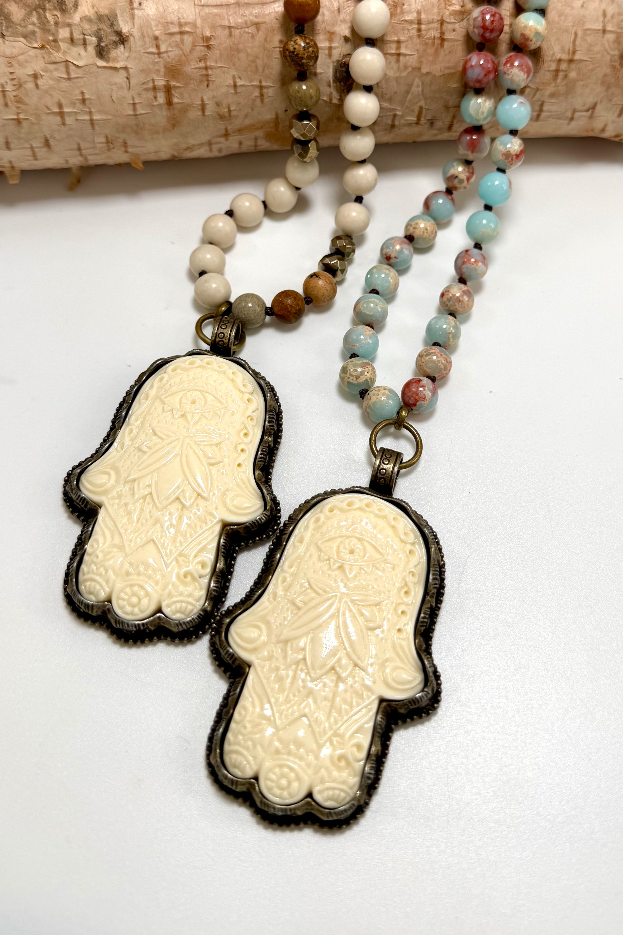 Hamsa Hand Color Necklace